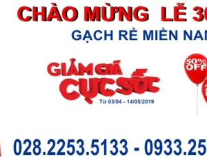 GẠCH GIẢM GIÁ THÁNG 04/2019