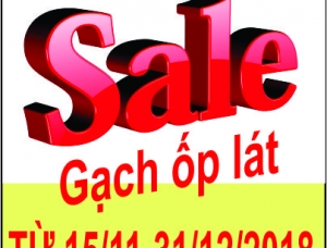 KHUYẾN MÃI GẠCH ỐP LÁT 2018
