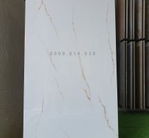 GẠCH ẤN ĐỘ 60X120 TRẮNG VÂN CAM KH0882T