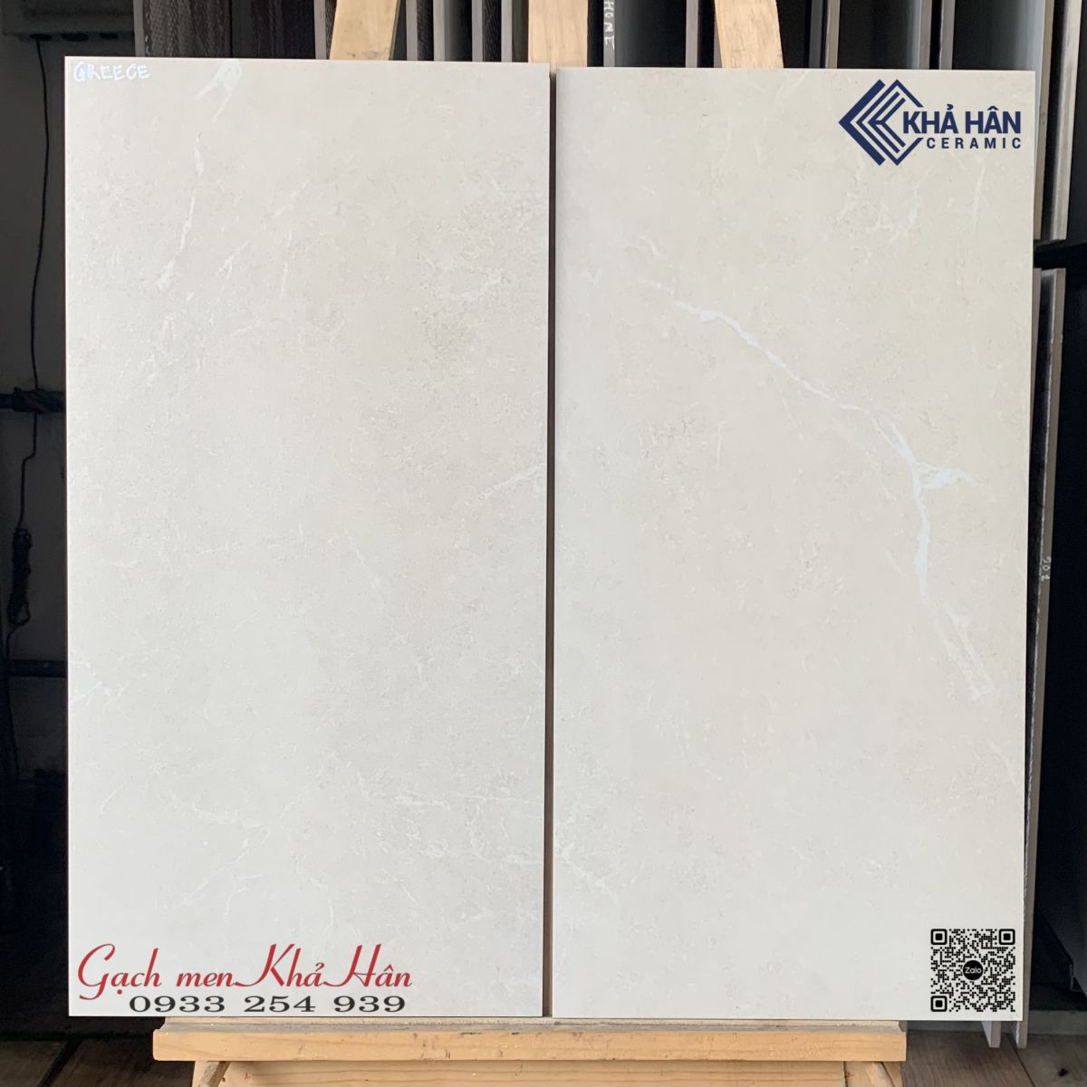 Gạch đá mờ 30x60 ốp tường nhà tắm đẹp - Kho gạch men Khả Hân 