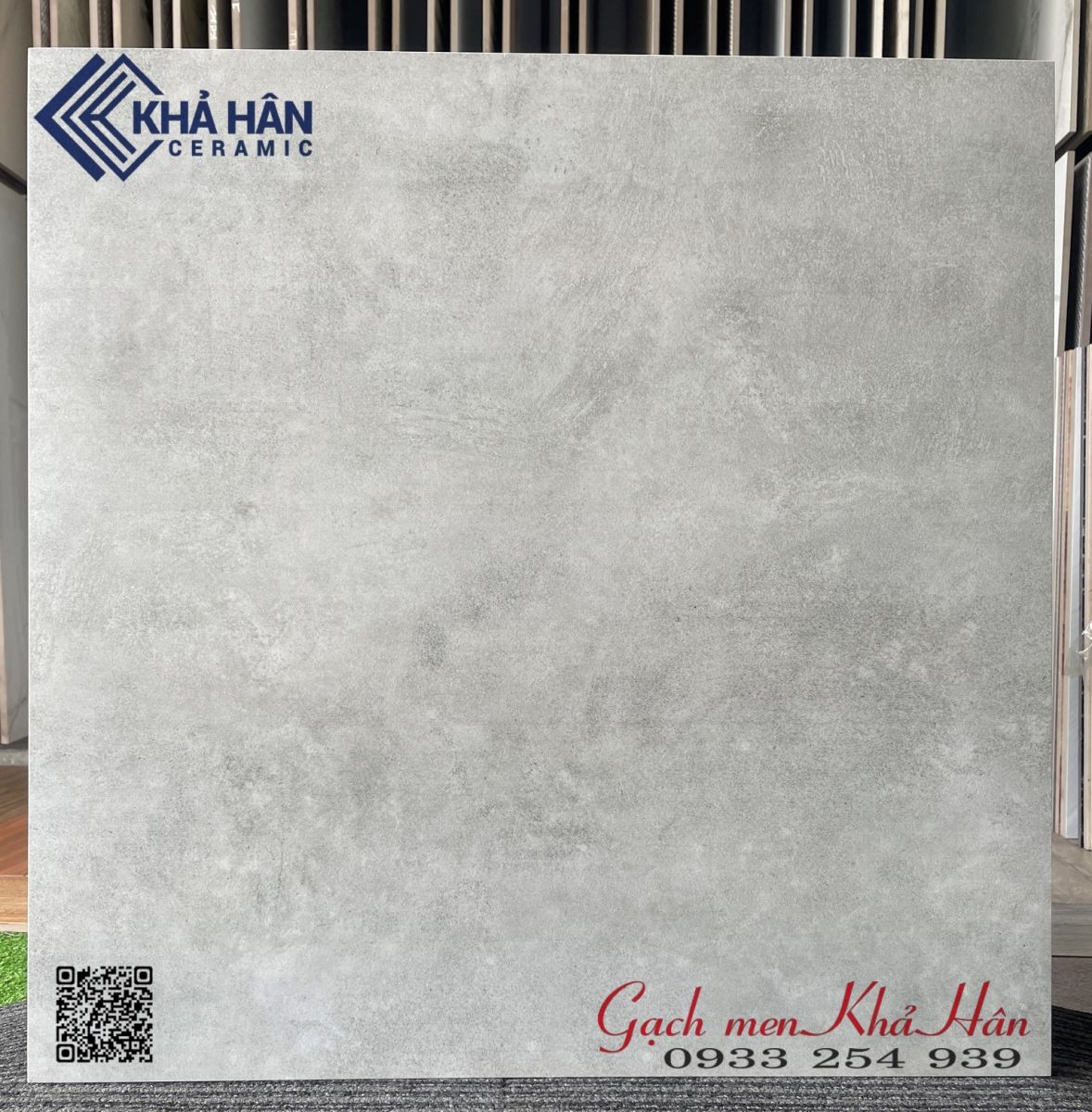 Gạch lát nền 60x60 mờ xám 
