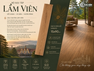Gạch Vân Gỗ Granite 15x90 Lâm Viên – Dấu Ấn Cao Nguyên Trong Từng Đường Vân Gỗ
