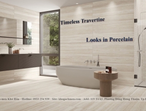 Vẻ đẹp vượt thời gian của gạch travertine - Mẫu gạch travertine 2026