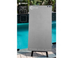 Gạch Ấn Độ  60x120  mờ xám ốp tường nhà tắm đơn giản sang trọng