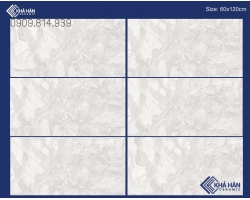 gạch ốp tường 60x120 vân 3D bóng kiếng 