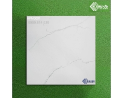 Gạch bóng kiếng 60x60  trắng vân mây KHPM6001