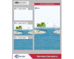 GẠCH ỐP TƯỜNG 30X60 3648T
