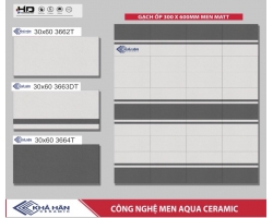 GẠCH ỐP TƯỜNG 30X60 3662T