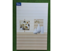 GẠCH ỐP TƯỜNG 30X60 3D VÂN SỌC VÀNG KEM CRV36034