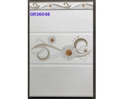 GẠCH ỐP TƯỜNG 30X60 TRẮNG TRƠN VÂN MÂY NHẤN CẠNH GR36048